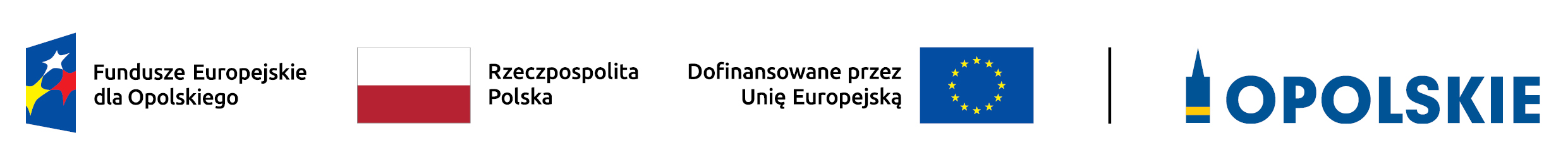 logo FEO flaga RP logo UE Logo woj.opolskiego